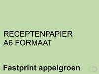 Fastprint Receptpapier  A6 80gr appelgroen 2000vel