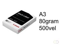 Canon Kopieerpapier  Black label zero A3 80gr wit 500vel