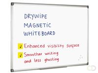 Quantore Whiteboard  90x120cm magnetisch gelakt staal