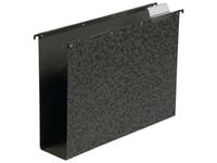 Elba Hangmap verticaal Vertic hardboard Folio. 80 mm bodem. zwart (doos 10 stuks)