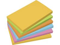 Sigel Plaknotitie MU121 125 mm x 75 mm Geel, Groen, Oranje, Blauw, Roze 6 blokken/pak 1 pack