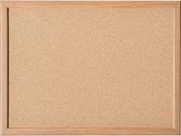 Kurkbord magnetoplan met houten frame, 400 x 300mm