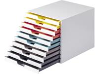 durable VARICOLOR MIX 10 - 7630 763027 Ladebox Wit DIN A4, DIN C4, Folio, Letter Aantal lades: 10