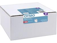 dymo Rol met etiketten 2093095 2093095 57 x 32 mm Papier Wit 12000 stuk(s) Permanent Universele etiketten