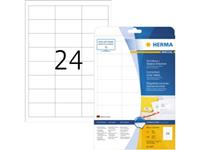 Herma 4227 Etiketten (A4) 64.6 x 33.8 mm Papier, mat Wit 600 stuk(s) Permanent Correctie-etiketten