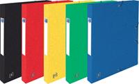 Elba elastobox Oxford Top File+ rug van 2,5 cm, geassorteerde kleuren