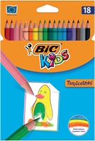 Bic Kids kleurpotlood Tropicolors, etui van 18 stuks