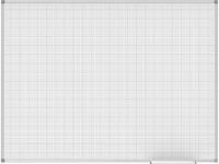 Maul Whiteboard MAULstandard (b x h) 1200 mm x 900 mm Grijs kunststofgecoat Incl. opbergbakje, Horizontaal- of verticaalformaat