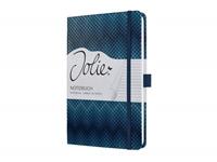 Sigel notitieboek  Jolie Beauty A5 hardcover gelinieerd blauw