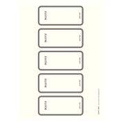 Leitz Folder Spine Labels Grey 16920085