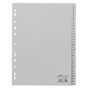 Durable 652310 Tab-Register Numerischer Registerindex Polypropylen (PP) Grau