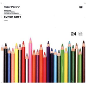 Rico Design Paper Poetry Buntstifte Super Soft im Metalletui 24 Stück