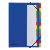 Pagna 44133-02 Aktenordner Pappe, Papier, Polyester, Kautschuk Blau