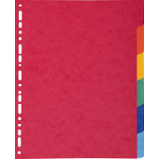 Exacompta 2406E Trennblatt Mehrfarbig Pappe 6 Stück(e)