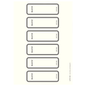 Leitz Folder Spine Labels Grey 16930085