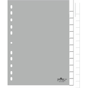 Durable 6410-10 Leerer Registerindex Polypropylen (PP) Grau