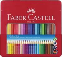 Faber-Castell - Colour Grip, Coloured Pencil, Tin of 24 (112423)