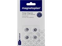 magnetoplan Magneet Acryl (Ø) 20 mm Transparant 4 stuk(s) 1681020