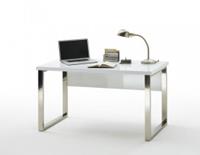 MCA furniture Schreibtisch "Sydney", weiß Hochglanz, Breite 140 cm