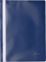 Pergamy snelhechtmap, ft A4, PP, pak van 25 stuks, donkerblauw