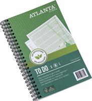 Atlanta by Jalema notitieboekje To Do 'Jungle' ft 125 x 195 mm, 200 bladzijden, pak van 2 stuks