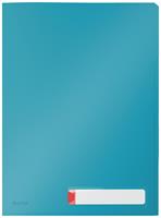 Leitz Cosy L-map met tabbladen, 3 compartimenten, ft A4, PP van 200 micron, ondoorzichtig, blauw