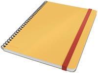 Leitz Cosy notitieboek met spiraalbinding, voor ft B5, geruit, geel