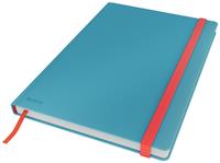 Leitz Cosy notitieboek met harde kaft, voor ft B5, geruit, blauw