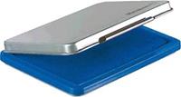 pelikan Stempelkussens in een metalen doosje Stempelkussen Zilver, blauw 7 x 7 x 11 cm