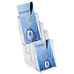 helit Documenthouder Table Folder Stand C5/6 Transparant Plastic 11,5 x 15 x 25,5 cm