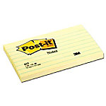 Post-It Notes Gelijnd 127 x 76 mm Canary Yellow Geel 12 Blokken van 100 Vellen