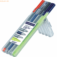 Staedtler Fineliner Triplus Multiset 4er-Etui 0,5 mm