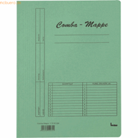 bene Schnellhefter Comba-Mappe 111000 A4 grün 250g Karton kaufmännische Heftung bis 250 Blatt