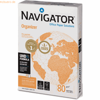 Navigator Organizer A4 80g Kopierpapier weiß 2-fach gelocht 500 Blatt