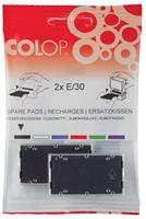 Colop Stempelkissen E/2300/2 blau/rot 2er