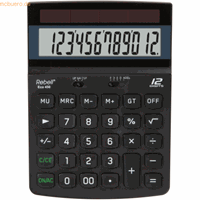 Citizen Calculator Rebell ECO 450 BX zwart desk 12 digit Blauwe Engel certificaat