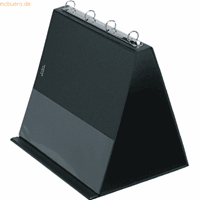 Veloflex Tisch-Flipchart A4-quer 4-Ringe schwarz 10 Hüllen