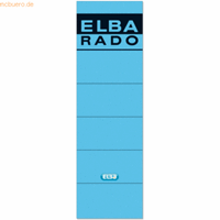 Elba Rückenschilder 59 x 190 mm blau 10 Stück zum aufkleben