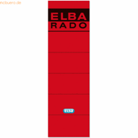 Elba Rückenschilder 04617 59 x 190 mm rot 10 Stück zum aufkleben
