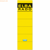 Elba Rückenschilder 04617 59 x 190 mm gelb 10 Stück zum aufkleben