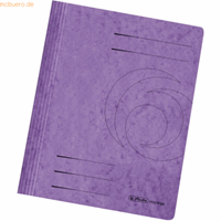 Herlitz Schnellhefter 1090 A4 intensiv violett 355g Karton kaufmännische Heftung / Amtsheftung bis 250 Blatt