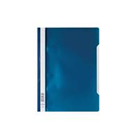 Durable Schnellhefter 9792573 A4 dunkelblau PP Kunststoff kaufmännische Heftung bis 150 Blatt 10 Stück