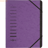 PAGNA Ordnungsmappe 7 Fächer violett 40058-10