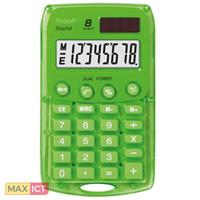 Rebell Starlet GR calculator Pocket Basisrekenmachine Groen
