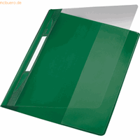 Leitz Schnellhefter Exquisit 4194 A4+ überbreit grün PVC Kunststoff kaufmännische Heftung bis 250 Blatt