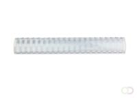 GBC Plastikbinderücken CombBind 4028205 weiß US-Teilung 21 Ringe auf A4 330 Blatt 38mm 50 Stück