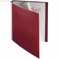FolderSys Sichtbuch bordeaux 30 Hüllen
