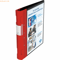 Wedo Präsentations-Ringbuch Ergogrip rot 313x40x280mm 4 Ringe