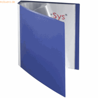 FolderSys Sichtbuch blau 30 Hüllen