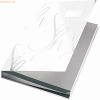 LEITZ design-vloeiboek 5745, 18 waaiers, karton, wit